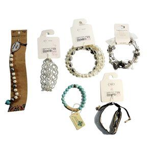 Lot Of 6 Misc Bracelets New With Tags